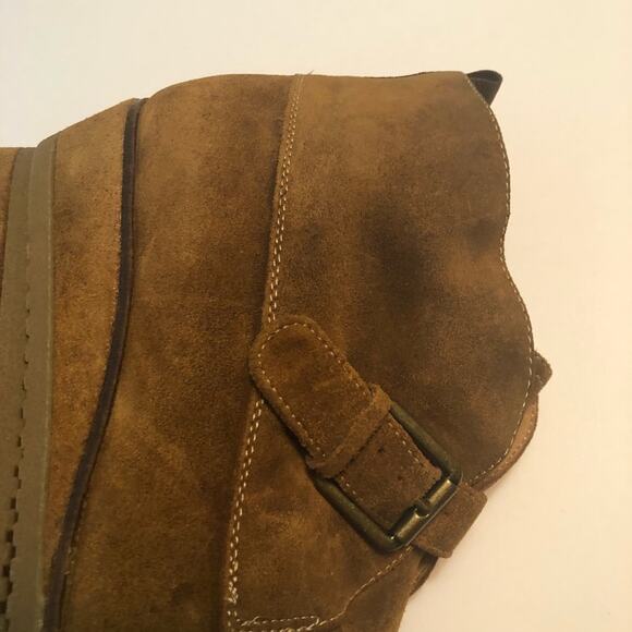 Franco Sarto  Womens Cognac Brooke Wedge Ankle Bootie - Picture 15 of 16